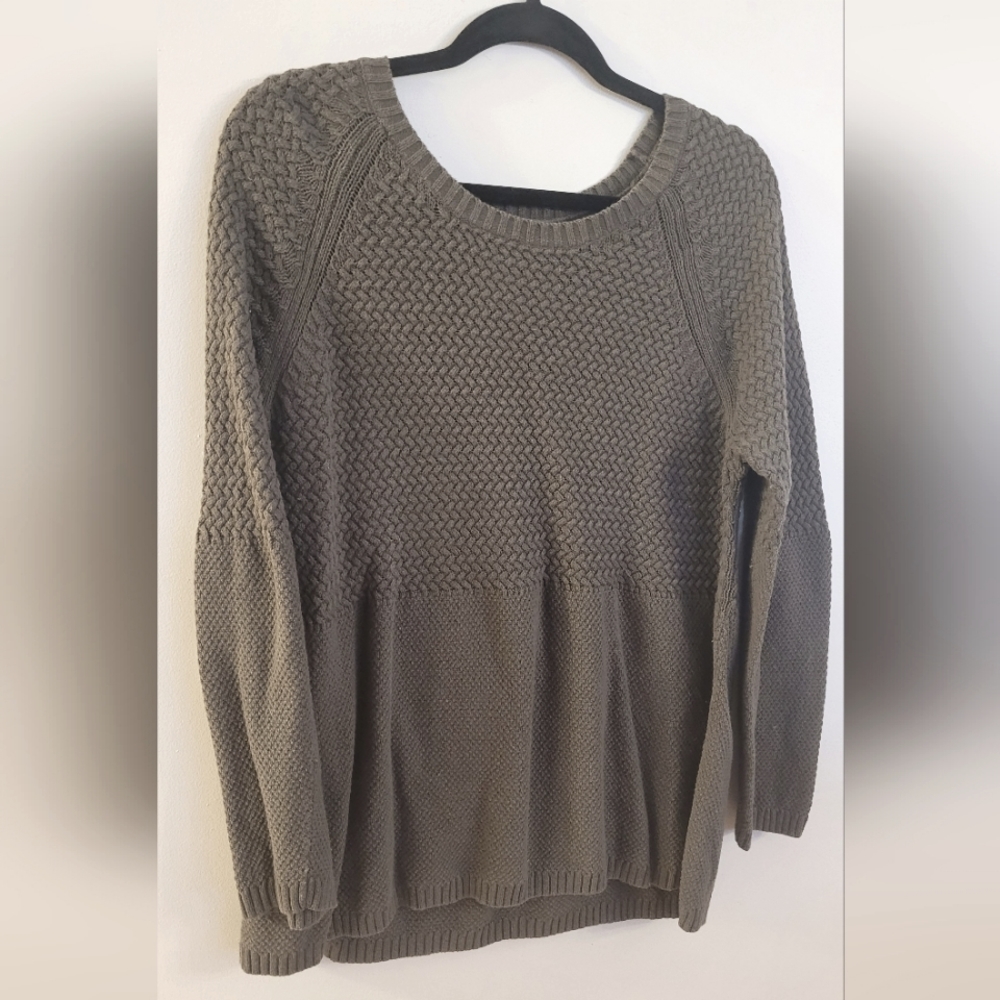 Talbots Cotton-Blend Scoop-Neck Sweater